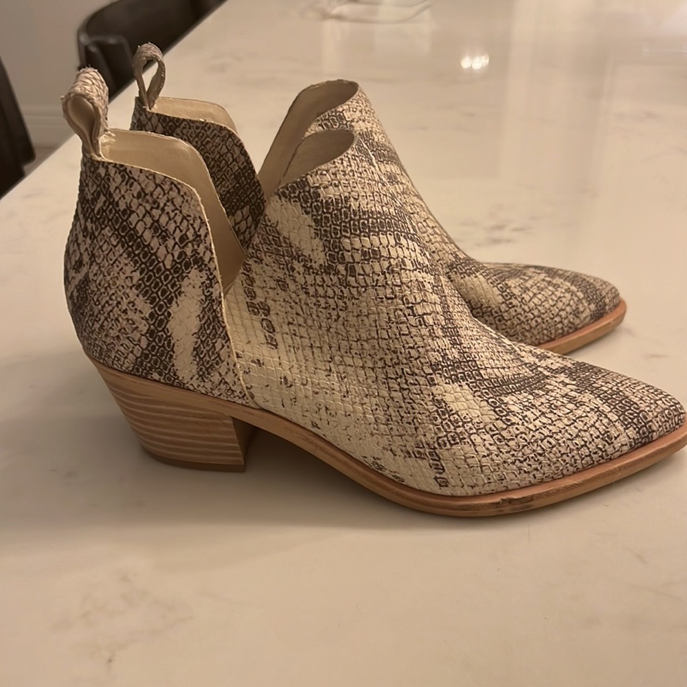 Gorgeous Python Booties, Nwot. - image 3